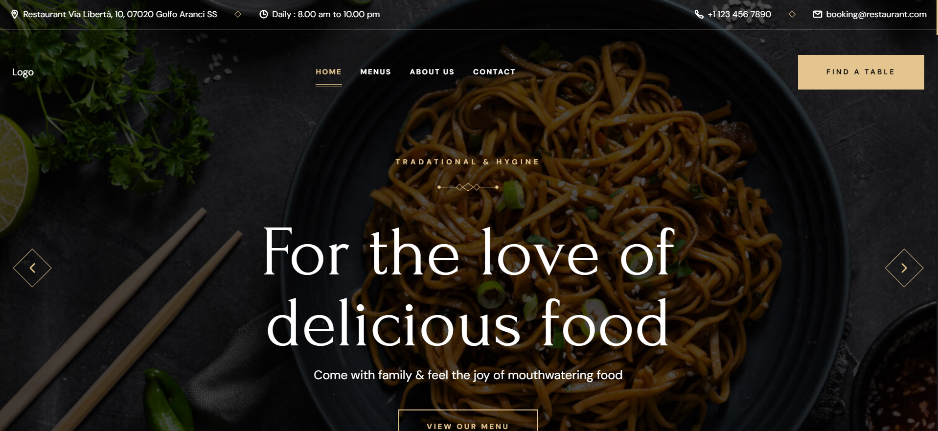 Ristorante Website
